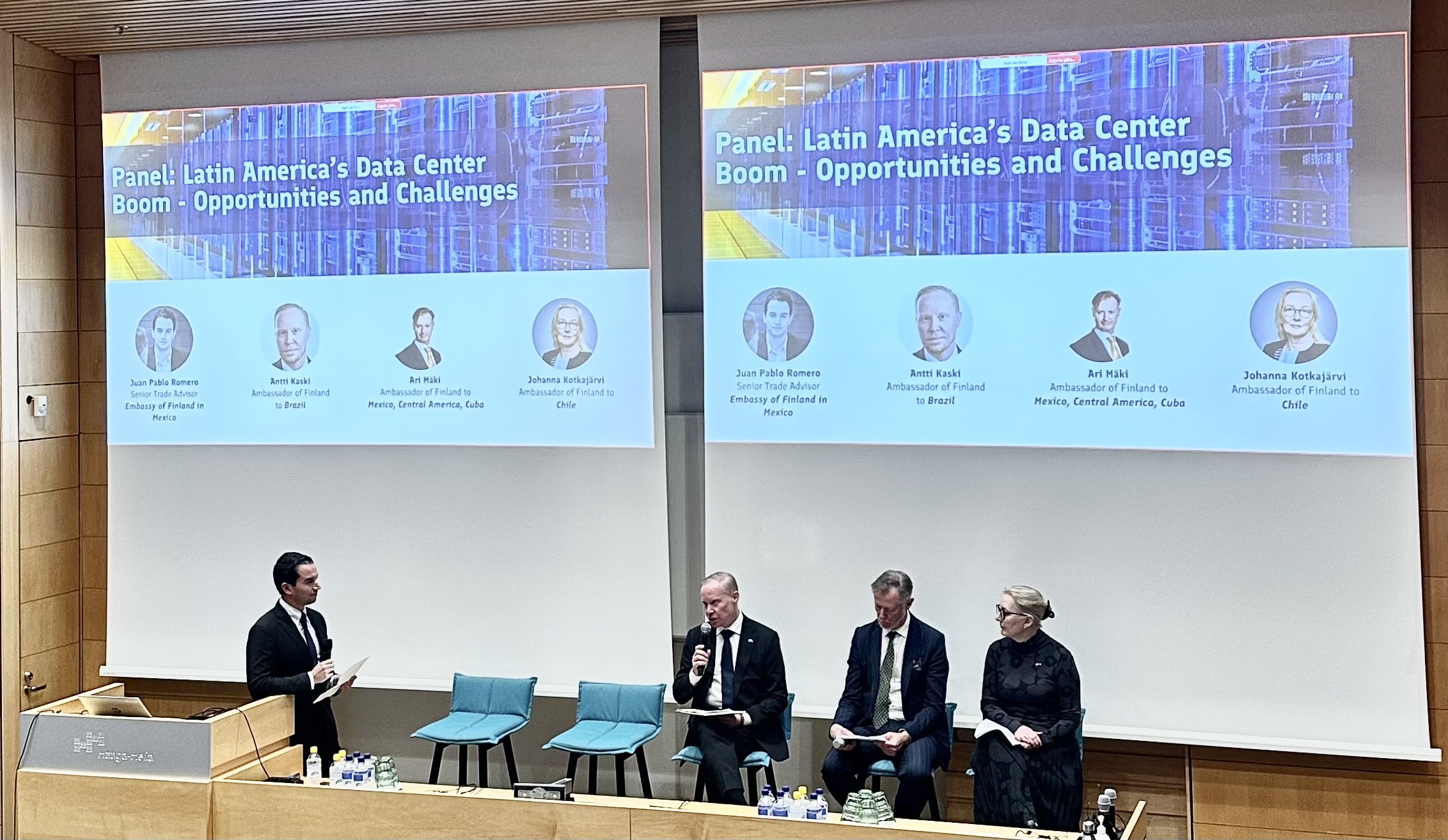 Latin America Business Forum 2026 -tapahtuman datakeskuspaneeli Helsingissä